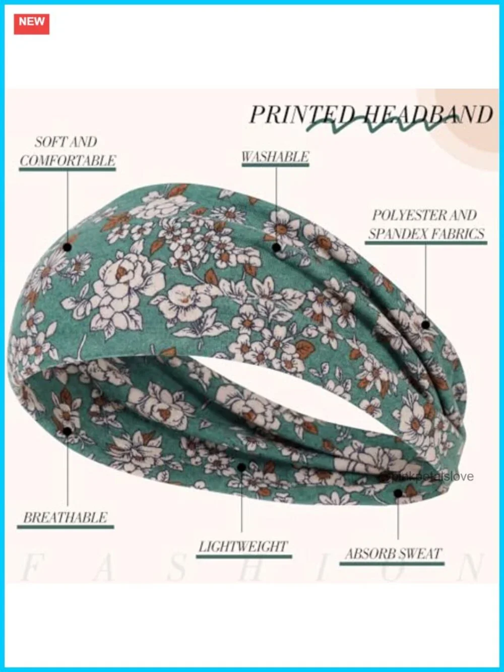8 Pack Non-Slip Knotted Headbands Polyester Elastic Hair Wraps Yoga Workout